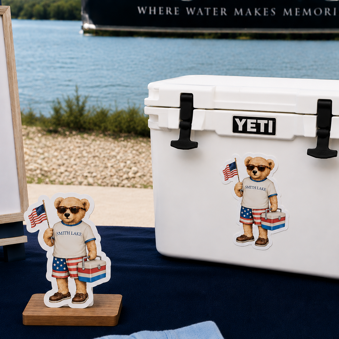 Smith Lake Bear Sticker