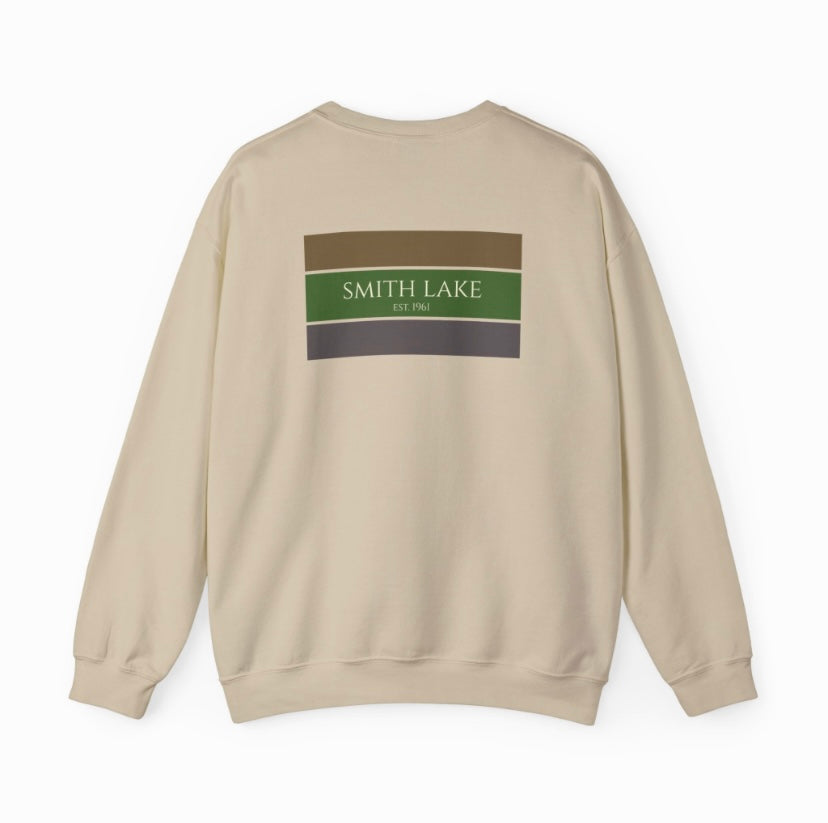 Smith lake camo crew neck