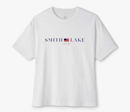 Smith Lake Americana tee