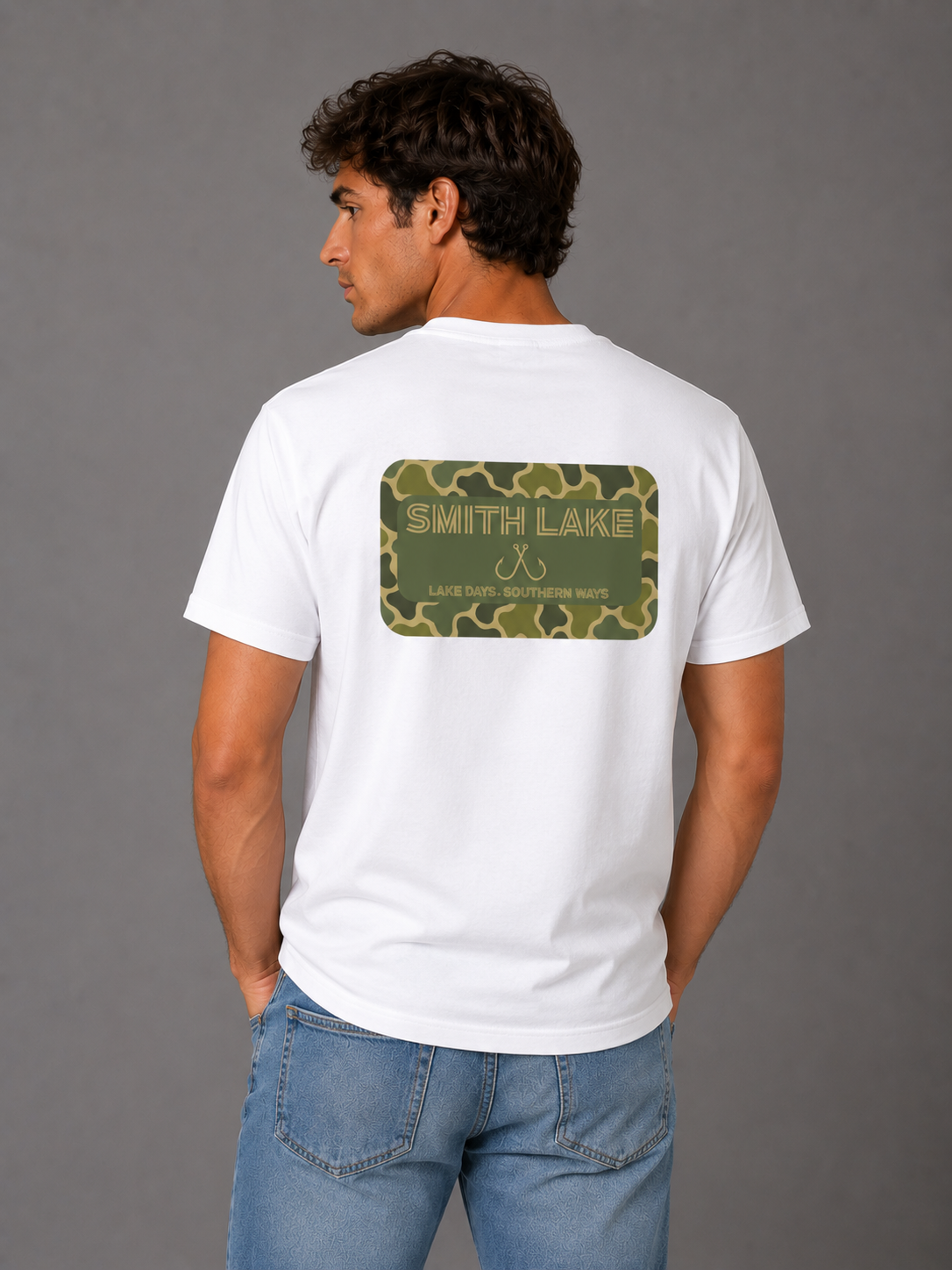 Lake Days Camo tee