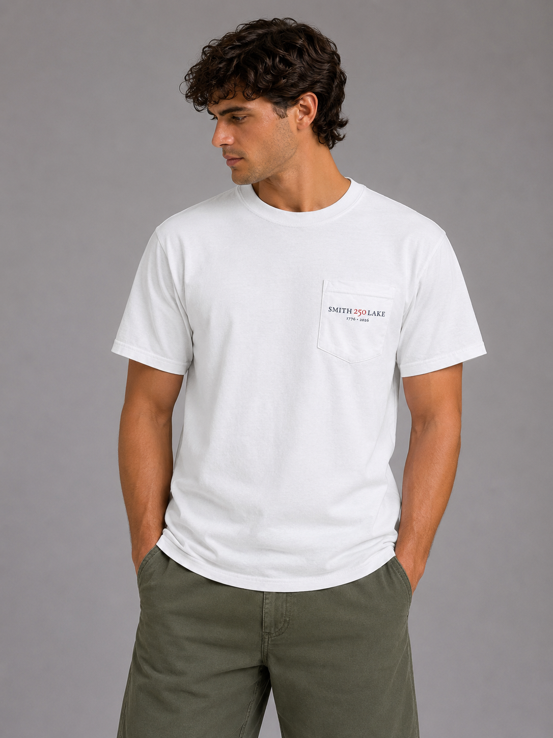 Smith Lake 250 Pocket Tee